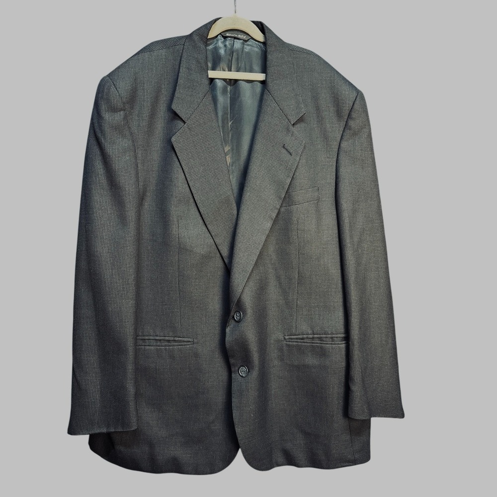 Vintage Christian Dior‎ Monsieur Wool Tailored Blazer Gray Men's Sport Coat
